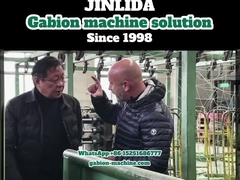 Mesh grootte 80x100mm, snelheid 195m/h, automatische GLD-2 gabion productielijn