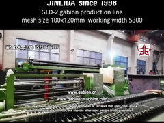 GLD-2 Hoog snelheids automatische PLC-controle gabion productielijn