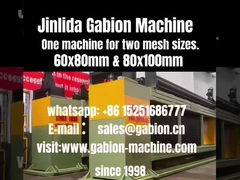 Jinlida Gabion Machine: Eén machine, twee maaswijdtes (60x80mm & 80x100mm) | Sinds 1998