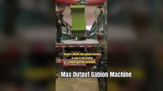 JINLIDA CNC Gabion Mesh Machine Verzending | Hoge snelheid Gabion-machine voor hogere output