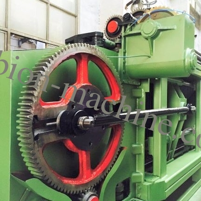 kopen Hoog productieve Gabion Mesh Machine met 100mmx100mm Mesh Grootte online vervaardiging