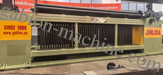 kopen Duurzame Gabion Machine met 60×80/80×100 mm Mesh Hole en 5300mm Weaving Breedte voor Precision Hexagonal Mesh Productie online vervaardiging