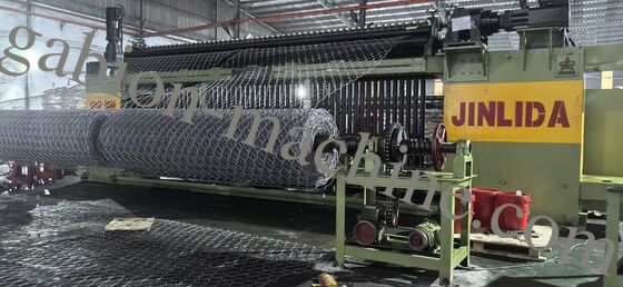 Kopen 65KW zware CNC Gabion Mesh Making Machine voor dikke draadproductie online vervaardiging