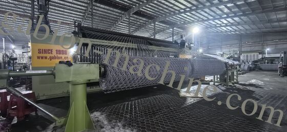 kopen CNC Gabion Mesh Machine Leverancier 60×80mm 3.0×4.0mm Draad High-Speed Gabion Box Machine te koop online vervaardiging