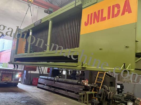 kopen LNWL-5 CNC Gabion Mesh Machine 4300mm Werkbreedte PLC Servo Aandrijving voor Rivieroevertaludbescherming online vervaardiging