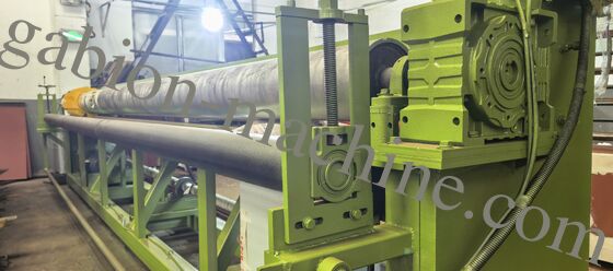 Kopen Automatische servo aangedreven draadnet snijmachine voor Gabion netten plaat schaar 5,5m breedte online vervaardiging