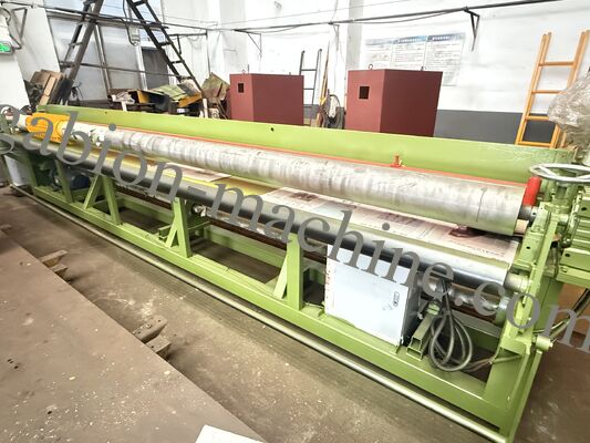 Kopen Zware hydraulische draadnetmachine voor het snijden van dikke gabiondraadplaten 4,5 m snijbreedte online vervaardiging