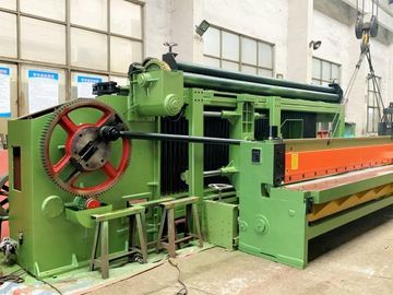 kopen De Breedte van ISO 4300mm ondersteunt Bankdraad het Opleveren Gabion Mesh Machine online vervaardiging