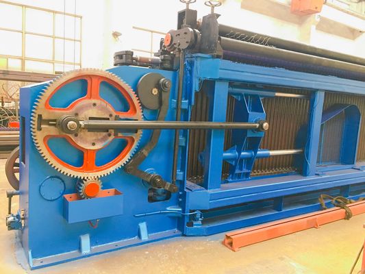 kopen 30kw pvc Met een laag bedekte Draad 5m de Dubbele Machine van de Verbindingsgabion van de Rekketting online vervaardiging