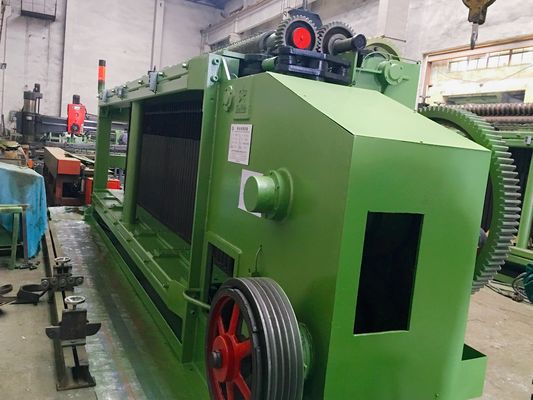 kopen 4.0mm195m/H gegalvaniseerde Gabion-Machine met Automatisch Smeringssysteem online vervaardiging