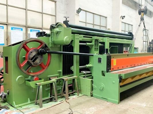 kopen Gegalvaniseerde volledig Automatische Gabion-Doosmachine 92*127mm Steendraad Mesh Cages online vervaardiging