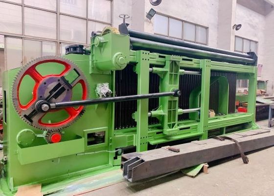 kopen PLC Controle 100*120mm Koppeling 2.6mm van Gabion Mesh Machine With Overload Protect Draad online vervaardiging