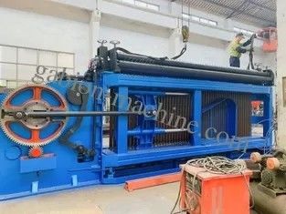 kopen Autoeinde 3 de Verdraaide Hexagonale Draad Mesh Machine van 30kw online vervaardiging