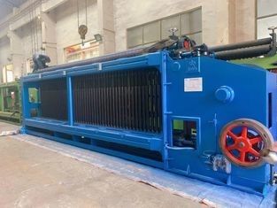 kopen Sprialrol Drie van de Kooigabion van de Draaisteen de Draad Mesh Machine online vervaardiging