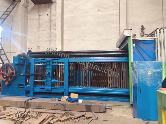 kopen Pvc Met een laag bedekt Mesh Gabion Netting Machine 4.0mm Draad 88*120mm Gabion-Matras online vervaardiging