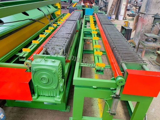 kopen Gabion Productielijn Automatische 66*85mm Rand Winding Machine 4000mm Hexagonale Draad Netten online vervaardiging