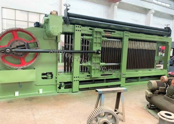 kopen PLC Controle 4300mm Gabion-Machine galvaniseerde 80*100mm Gabion Mand voor Grondbehoud online vervaardiging