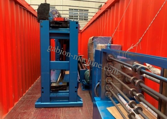 kopen Hoge snelheid Gabion Hexagonaal Mesh Making Machine Automatic 100*120mm online vervaardiging
