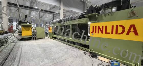 Volautomatische CNC Gabion Box-productielijn - Precisie-PLC-besturing voor gaasbreedte van 2 m / 3 m / 4 m
